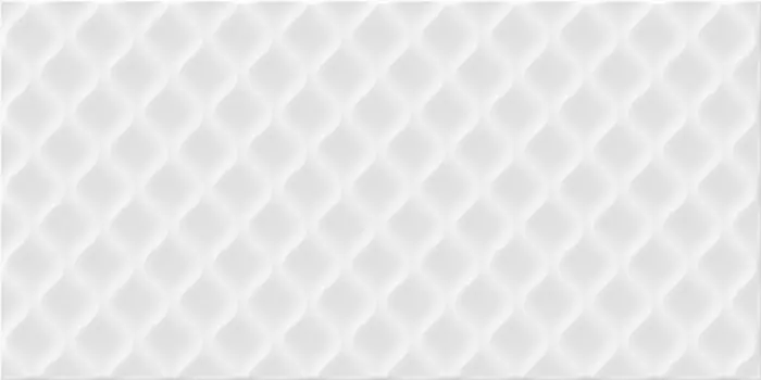 Плитка настенная Cersanit Deco DEL052 рельеф, белая