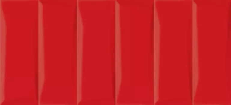 Плитка настенная Cersanit Evolution 20x44 кирпичи, рельеф красный EVG413