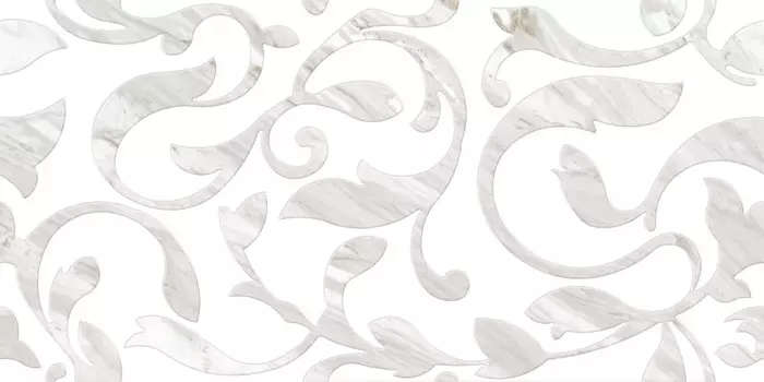 Плитка настенная Cersanit Royal Stone 29,8x59,8, декорированная А, белый RSL052D