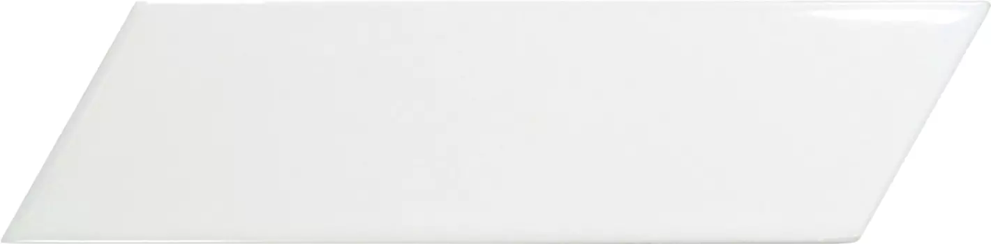 Плитка настенная Equipe Chevron White Left матовая 23351