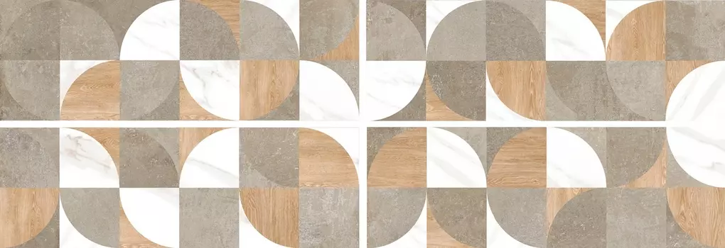 Плитка настенная Laparet Arctic бежевый мозаика 20х60 17-00-11-2486