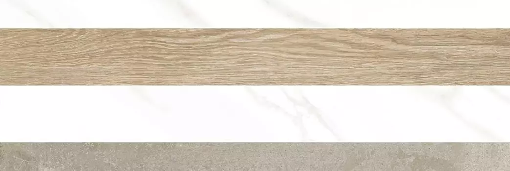 Плитка настенная Laparet Arctic полоски бежевый 20х60 17-00-11-2487