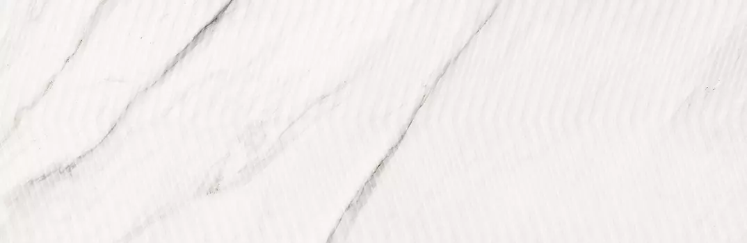 Плитка настенная Meissen Keramik Carrara Chic 29x89, рельеф белый O-CCH-WTA052