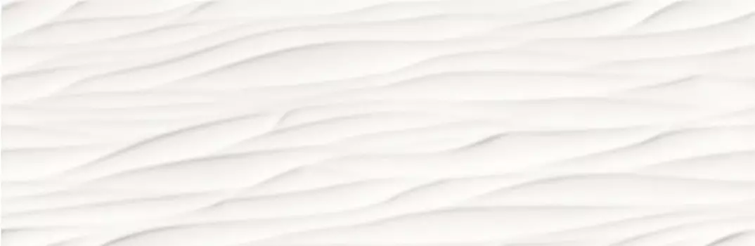 Плитка настенная Meissen Keramik Structure Pattern 25х75 белая O-STU-WTU011