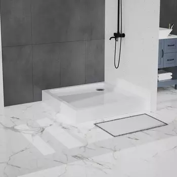 Поддон для душа BelBagno TRAY-BB-A-100-15-W