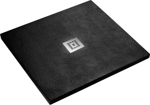 Поддон для душа BelBagno Uno A 90х90, черный матовый TRAY-MR-UNO-A-90-35-NERO-CR