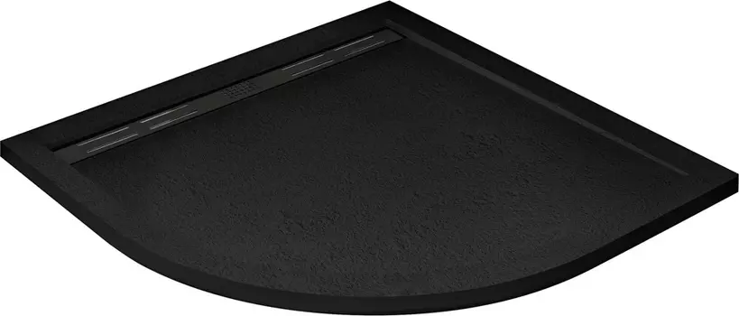 Поддон для душа Cezares TRAY-AS-R-90-30-NERO 90x90, черный матовый