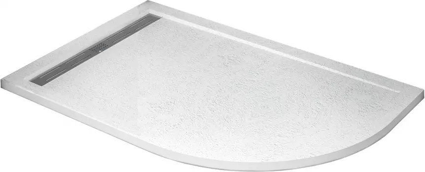 Поддон для душа Cezares Tray R550 120х90 см искусственный мрамор, L TRAY-AS-RH-120/90-550-30-W-L