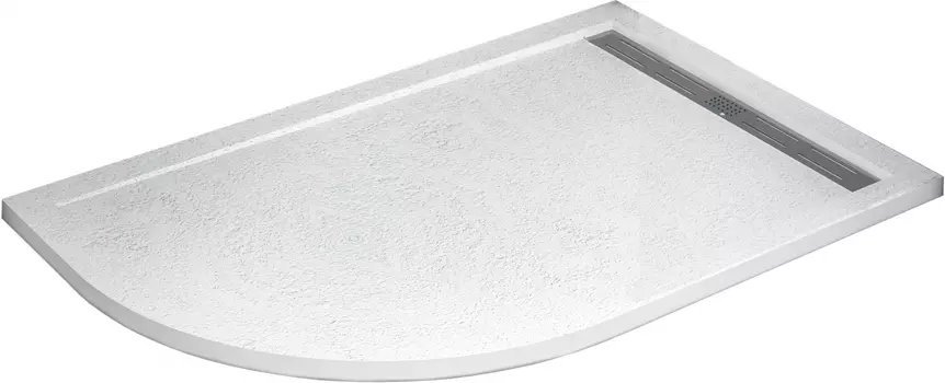 Поддон для душа Cezares Tray R550 120х90 см искусственный мрамор, R TRAY-AS-RH-120/90-550-30-W-R