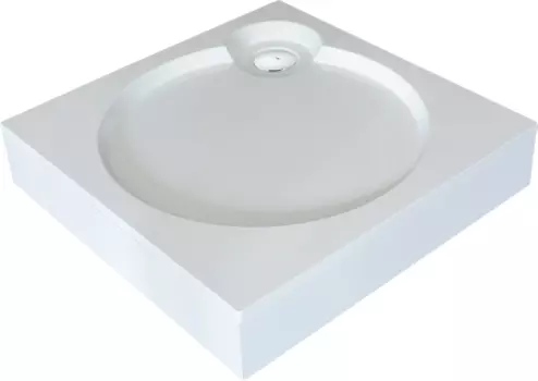 Поддон для душа GuteWetter Deluxe 100x100x16 Q белый GWDL10010016QW