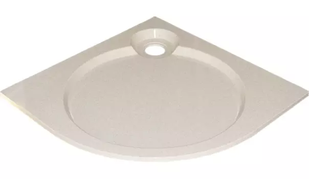 Поддон для душа GuteWetter Deluxe 100x100x2 R бежевый GWDL1001002RS