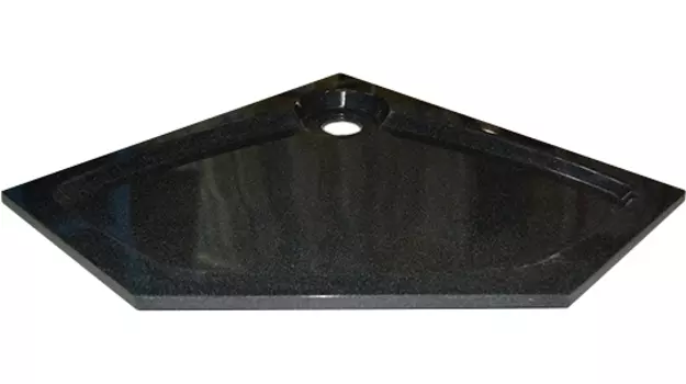 Поддон для душа GuteWetter Deluxe 100x100x4 P черный GWDL1001004PB