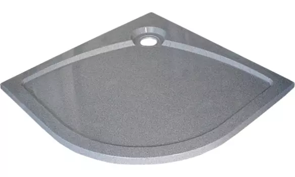 Поддон для душа GuteWetter Deluxe 80x80x2 R серый