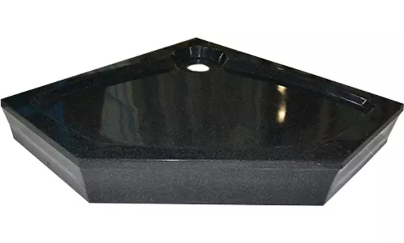 Поддон для душа GuteWetter Deluxe 90x90x16 P черный GWDL09009016PB