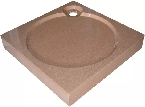 Поддон для душа GuteWetter Deluxe 90x90x16 Q терракот GWDL09009016QT