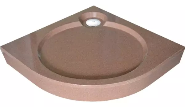 Поддон для душа GuteWetter Deluxe 90x90x16 R терракот GWDL09009016RT