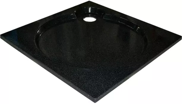 Поддон для душа GuteWetter Deluxe 90x90x2 Q черный GWDL0900902QB