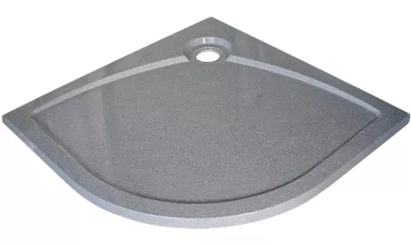Поддон для душа GuteWetter Deluxe 90x90x4 R серый