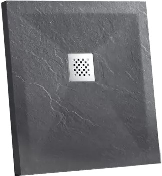 Поддон для душа Vincea VST-4SR1010A 100x100 антрацит