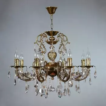 Подвесная люстра Ambiente Alicante 8888/8 PB Tear drop