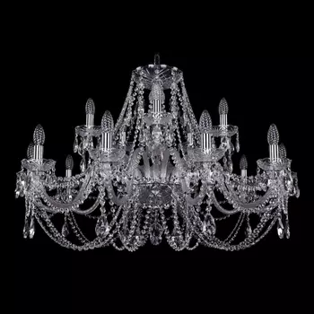 Подвесная люстра Bohemia Ivele 1406/10+5/360 Ni