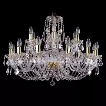 Подвесная люстра Bohemia Ivele 1406/12+6/300 G Leafs