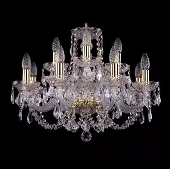 Подвесная люстра Bohemia Ivele 1406/8+4/195 G Leafs