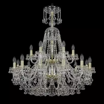 Подвесная люстра Bohemia Ivele 1409/12+6/300/XL-94/2d G