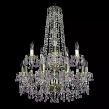 Подвесная люстра Bohemia Ivele 1410/10+5/195/h-74/2d G V7010