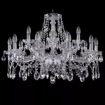 Подвесная люстра Bohemia Ivele 1413/10+5/300 Ni