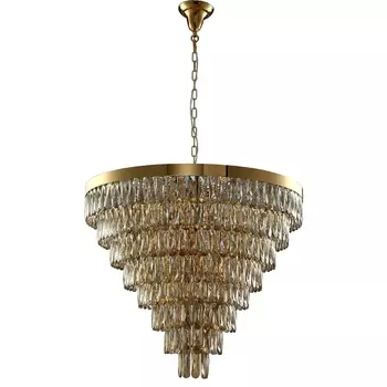 Подвесная люстра Crystal Lux Abigail SP22 D820 GOLD/AMBER ABIGAIL SP22 D820 GOLD/AMBER