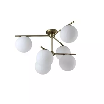 Подвесная люстра Crystal Lux FELIZ SP-PL6 BRONZE/WHITE