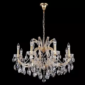 Подвесная люстра Crystal Lux Hollywood SP8 Gold
