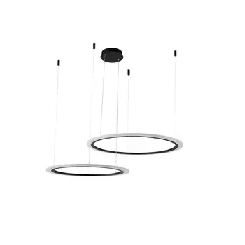 Подвесная люстра Crystal Lux MANZANA SP53W LED D600+800 BLACK