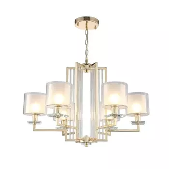 Подвесная люстра Crystal Lux Nicolas SP-PL6 Gold/White