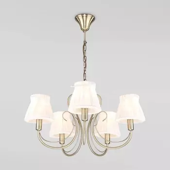 Подвесная люстра Eurosvet 60061/5 античная бронза