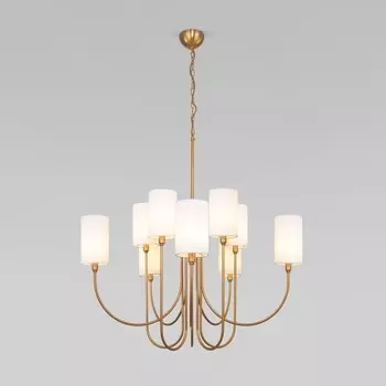 Подвесная люстра Eurosvet Abbey 60164/10 латунь