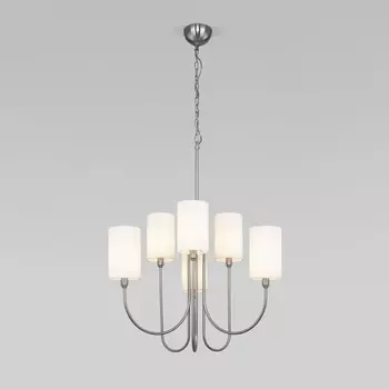 Подвесная люстра Eurosvet Abbey 60164/6 никель