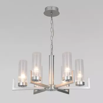 Подвесная люстра Eurosvet Arganie 60133/6 серебро x60133/6 серебро