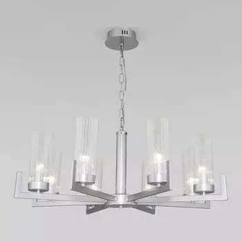 Подвесная люстра Eurosvet Arganie 60133/8 серебро