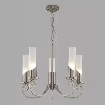 Подвесная люстра Eurosvet Banci 60117/5 никель