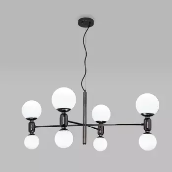 Подвесная люстра Eurosvet Bubble 30182/8 черный жемчуг
