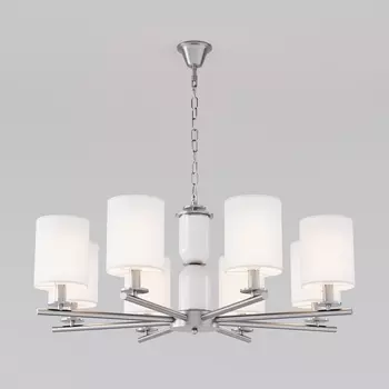 Подвесная люстра Eurosvet Caprera 60146/8 никель