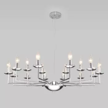 Подвесная люстра Eurosvet Cariso 60150/18 хром