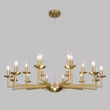 Подвесная люстра Eurosvet Cariso 60150/18 латунь