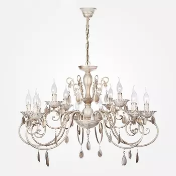 Подвесная люстра Eurosvet Джованни 10009/12 белый с золотом