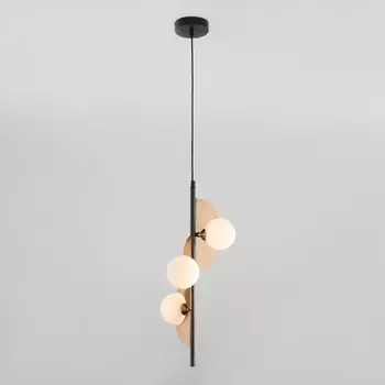 Подвесная люстра Eurosvet Futura 50143/3 золото/черный