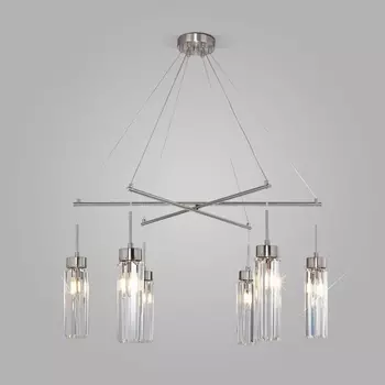 Подвесная люстра Eurosvet Gilian 60163/6 никель