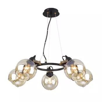 Подвесная люстра Eurosvet Mateo 70119/5 черный