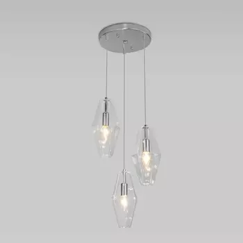 Подвесная люстра Eurosvet Prism 50236/3 прозрачный